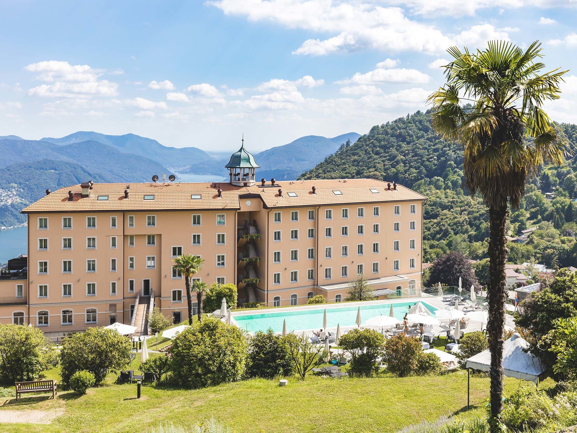 Kurhaus Cademario Hotel Spa OFFIZIELLE SEITE Blick Auf Den 