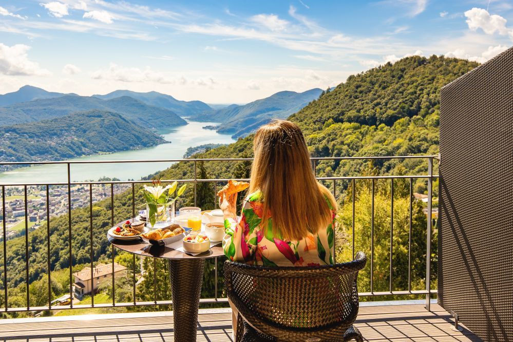 Kurhaus Cademario Hotel & Spa - Camera Classica con Vista Lago